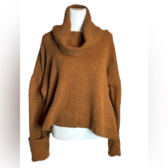 Chelsea28 Sweaters - Chelsea 28 Oversized Turtleneck Sweater, Warm, Soft and Cozy, Copper, Sz XL
